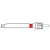 Rotex groot, rood planeerboren 5st