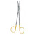 Hu-Friedy gebogen schaar Metzenbaum Perma Sharp (S-5055)