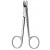 Kronen en goudschaar gebogen 12cm (SCGC)