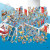 Cartoon Plafondplaat Sportschool 2st
