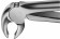 Extractietangen Aesculap anatomica Buechs fig22 DH722 st